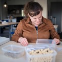 Bloemen en kruiden tuintje