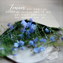 Speciaal/zomaar/bedankt