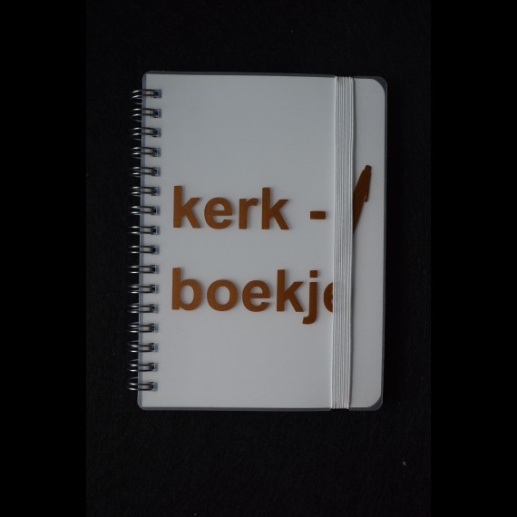 Kerkboekje wit/goud