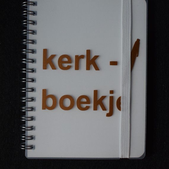 Kerkboekje wit/goud