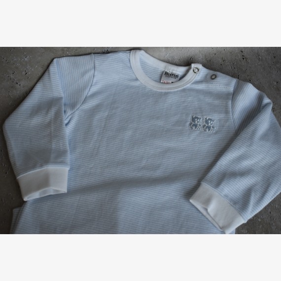 Pyjama Beeren zacht blauw