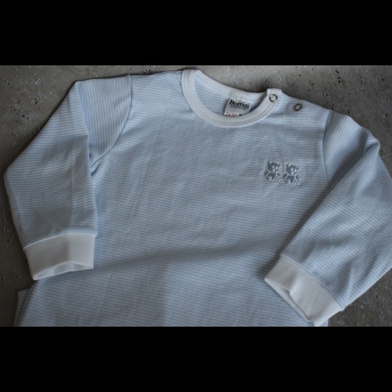 Pyjama Beeren zacht blauw