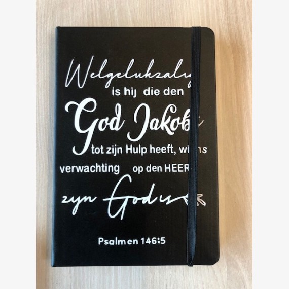 Notitieboek met Bijbeltekst: Psalmen 146:5