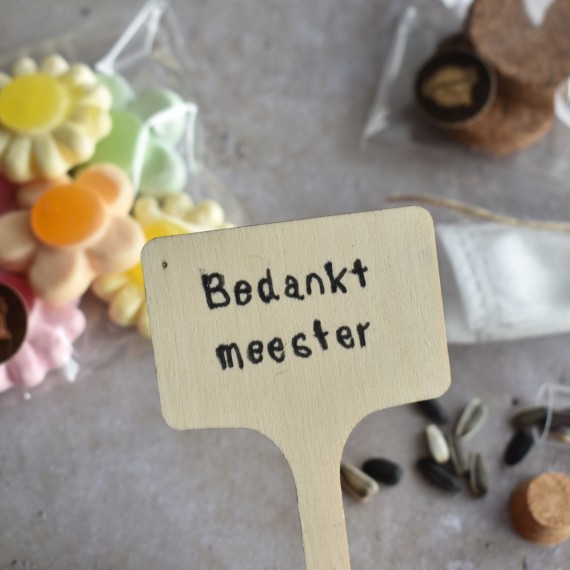 Bedankt meester!