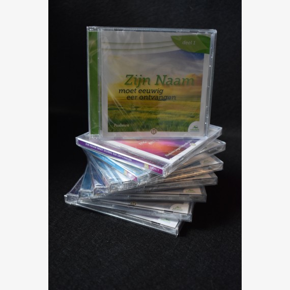 Complete CD serie 'Zijn Naam moet eeuwig eer ontvangen' deel 1 t/m deel 8