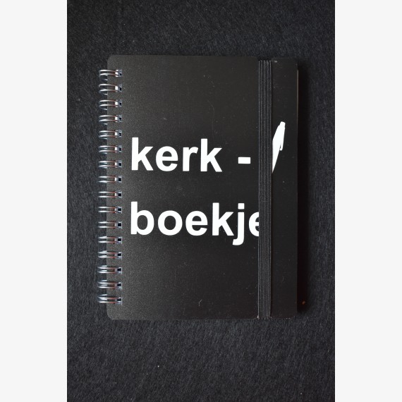 Kerkboekje zwart/wit