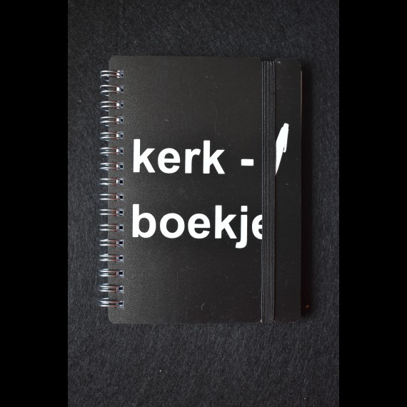 Kerkboekje zwart/wit