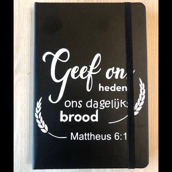 Notitieboek met Bijbeltekst: Mattheus 6:1